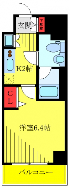 グランドコンシェルジュ板橋本町の間取り図