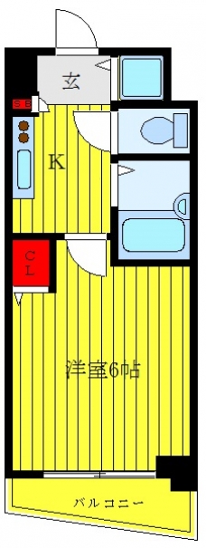 スカイコート後楽園ＥＡＳＴの間取り図