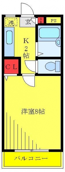 アーケティックマンションⅡの間取り図