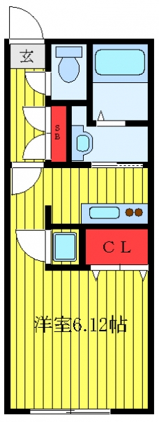 MODULOR白山Ⅱの間取り図