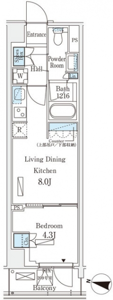 ロイヤルパークス赤羽サウスの間取り図