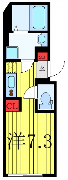cobo板橋本町の間取り図