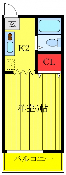 ミナミコーポの間取り図