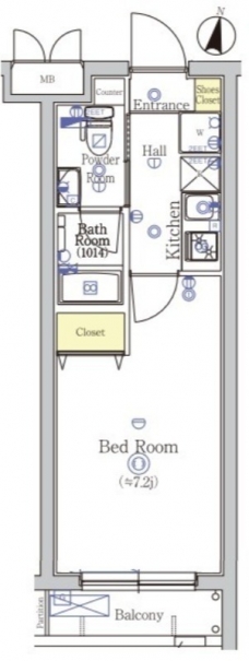 SHOKEN　Residence西川口の間取り図