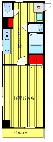 第七田嶋ビルの間取り図