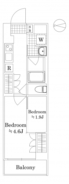 セジョリ池袋本町の間取り図