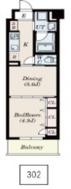 Bris板橋志村の間取り図