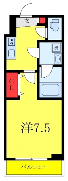 クレヴィスタ常盤台の間取り図