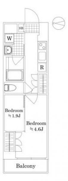 セジョリ池袋本町の間取り図