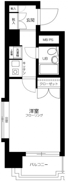 アートイン巣鴨の間取り図