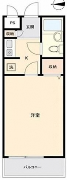 日神パレス千川の間取り図
