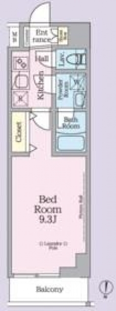 ＡＲＫＭＡＲＫ池袋本町の間取り図