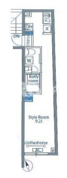 ラフォート巣鴨の間取り図