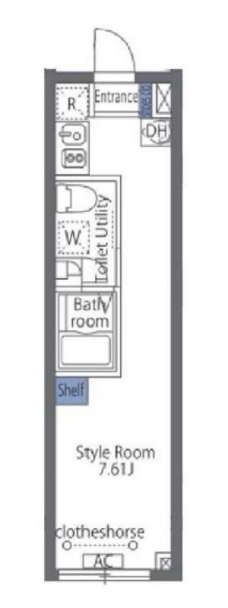 ラフォート巣鴨の間取り図