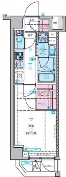 セジョリ池袋本町の間取り図