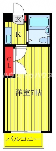 WISEHOUSEの間取り図