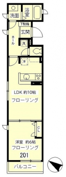 ＴＨＥ　ＲＥＳＩＤＥＮＣＥの間取り図