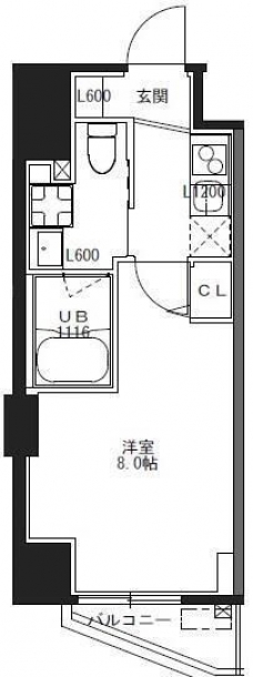 Ｓ－ＲＥＳＩＤＥＮＣＥ池袋Ｎｏｒｔｅの間取り図