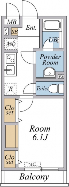 ウインドヒル川口の間取り図