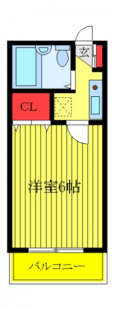 ヴィラージュ志村の間取り図