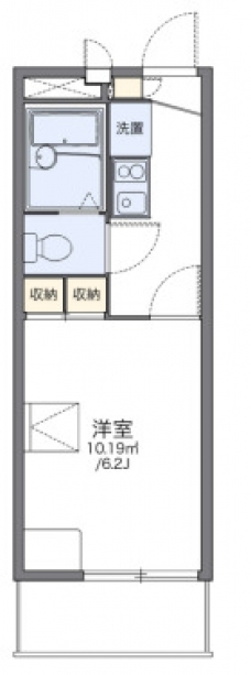 レオパレス小茂根の間取り図