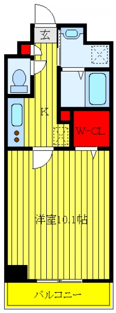 UPWARDの間取り図