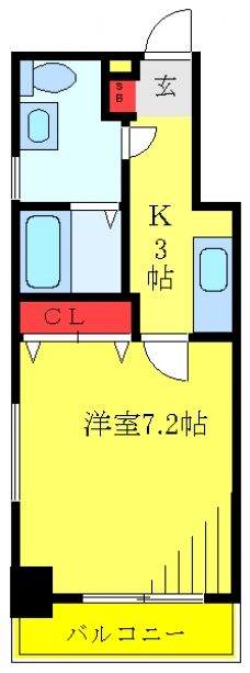 アプレシティ浮間舟渡の間取り図