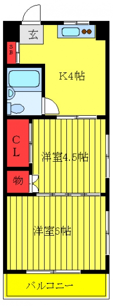 稲葉ビルの間取り図