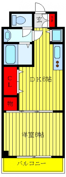 フジクレストの間取り図