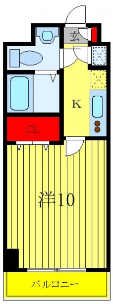 アルファコート川口2の間取り図