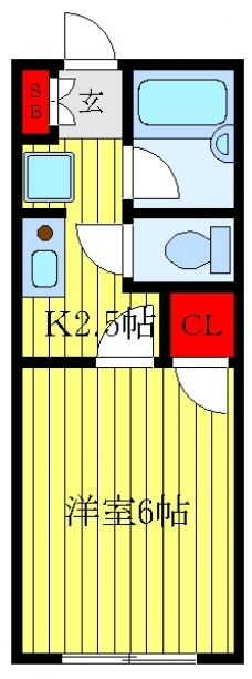 リス・デラ・バレの間取り図