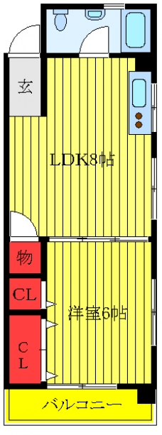ハイネス大平の間取り図