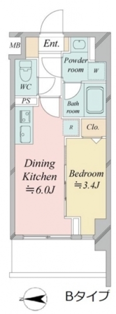 ドゥーエ王子神谷の間取り図