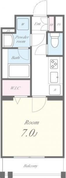 音ノ葉テラス田端の間取り図