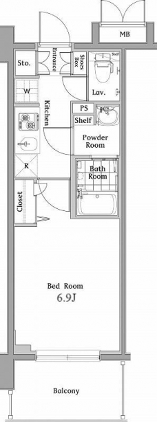 N-stage西川口の間取り図