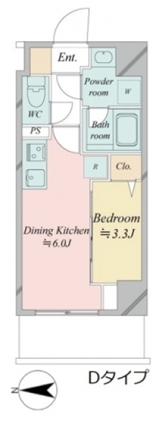 ドゥーエ王子神谷の間取り図