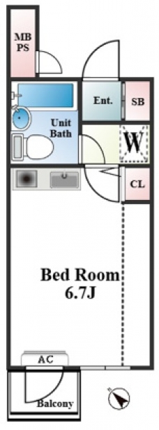 ライオンズマンション平和台第5の間取り図