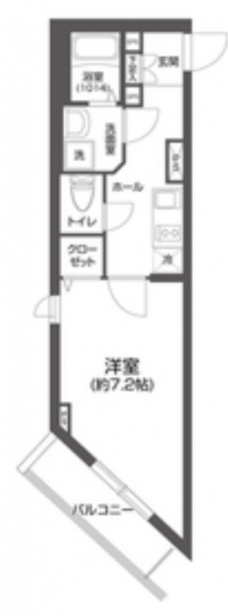 コンポジット王子の間取り図