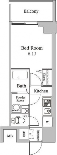 N-stage南鳩ヶ谷の間取り図