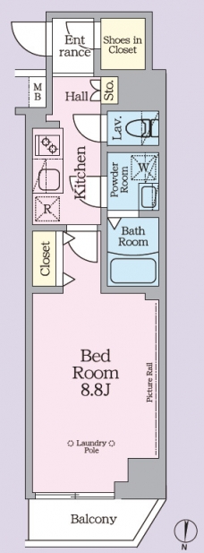 ARKMARK池袋本町の間取り図