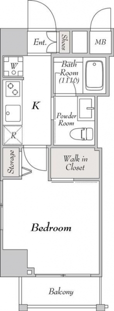 ミリアレジデンス駒込の間取り図