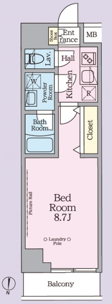ARKMARK池袋本町の間取り図