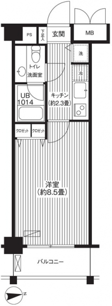 ＫＪ新板橋の間取り図