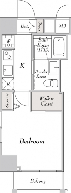 ミリアレジデンス駒込の間取り図
