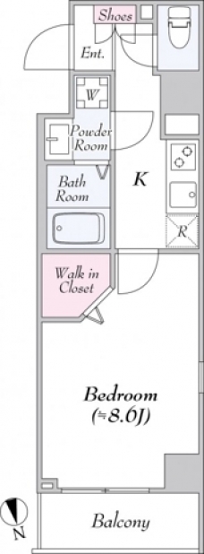 ロイジェント新高島平の間取り図