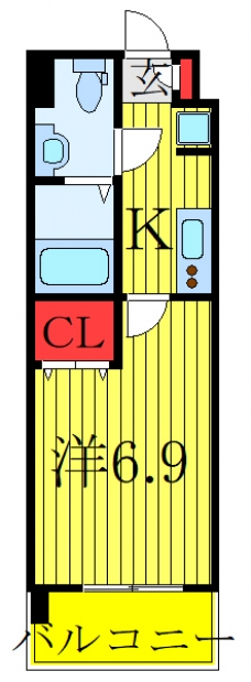 グランフォース西川口の間取り図