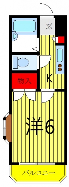 パラドール常盤Ⅱの間取り図
