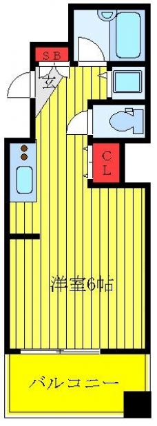 パレステュディオＤＯＬＣＥ本駒込の間取り図