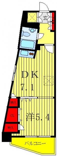 日神パレステージ西池袋公園の間取り図