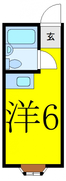 徳丸コーポの間取り図